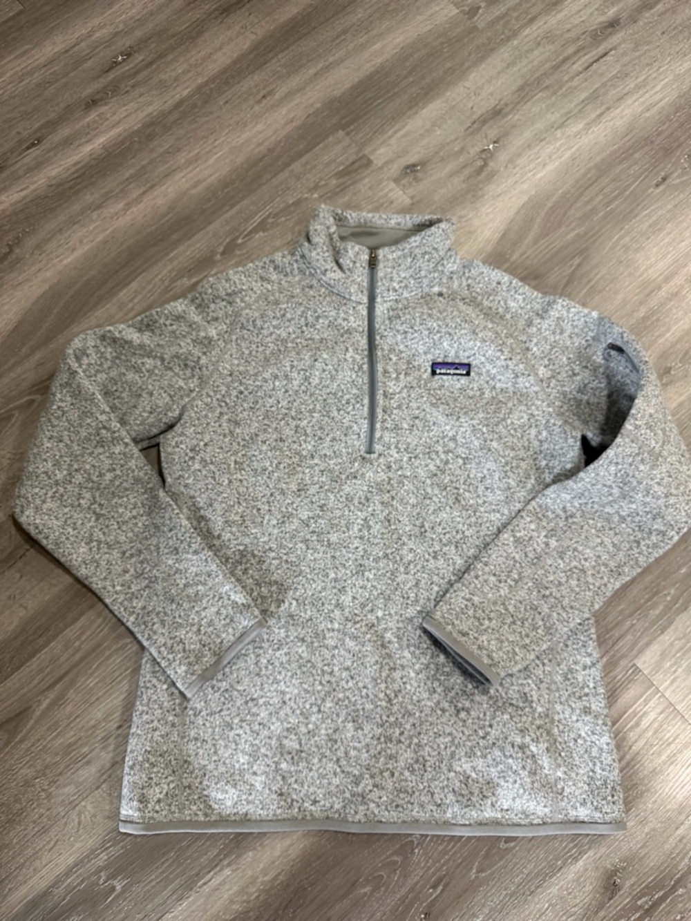 Patagonia Gray Full-Zip Fleece Jacket